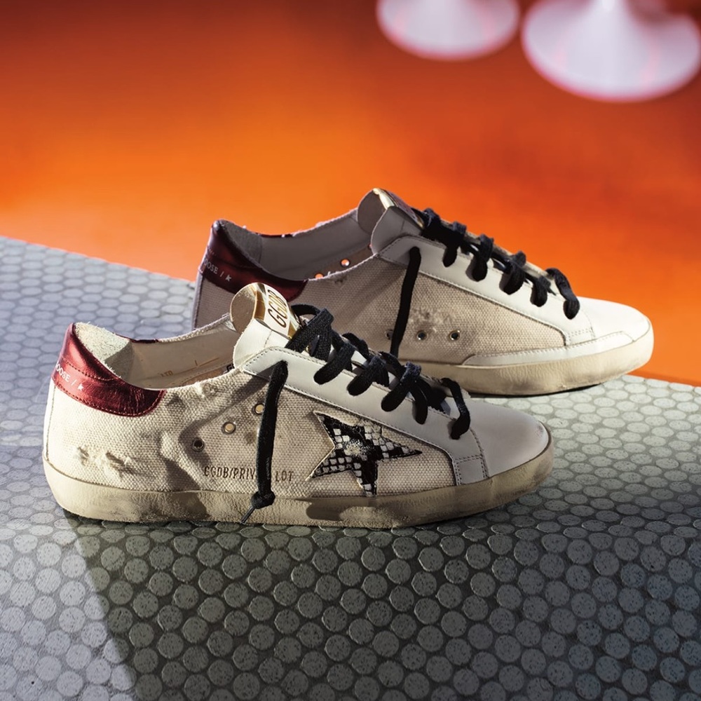 Golden Goose Superstar Low-Top Canvas Sneaker